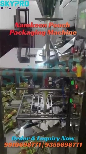 Namkeen Pouch Packaging Machine Demo | Build Your Own Snack Brand