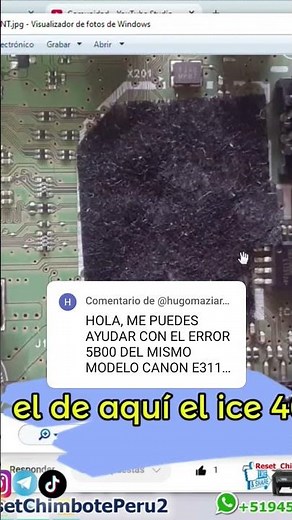Repuesta al error 5B00 ✅ #canon #E3110 #TS311 #MG2410 #MG3010 #E401 #E402 #E461
