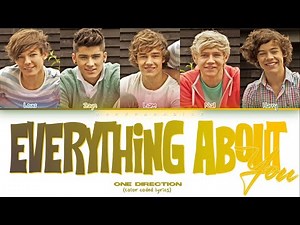 One Direction - Everything About You (Color Coded Lyrics)