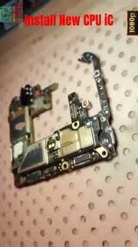 install New CPU iC poco f2 #fypシ #smartphone #repair #service #fypyoutube