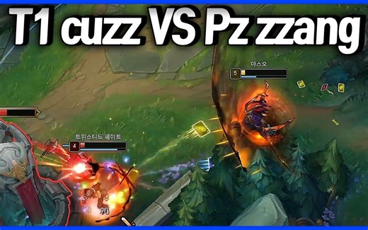 韩服第一亚索Pz ZZang：1/4/3亚索翻盘经历！PZ亚索 vs Cuzz卡牌