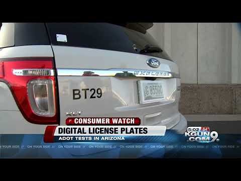 ADOT testing digital license plates in Arizona