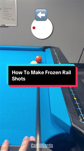 Mastering Frozen Rail Shots in Billiards