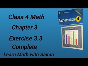Class 4 Math Ch 3 Ex 3.3 Complete|Class 4 Math Unit 3 Ex 3.3#maths #class4maths #class4mathematics