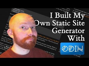 I Built My Own Static Site Generator With Odin in an Afternoon!