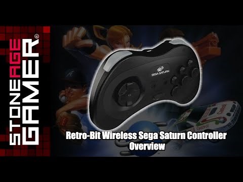Retro-Bit Wireless Sega Saturn Controller Overview