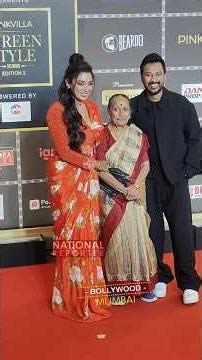 Rupali Ganguly With Family At Red Carpet of PinkVilla Screen & Style Icon Award 2026