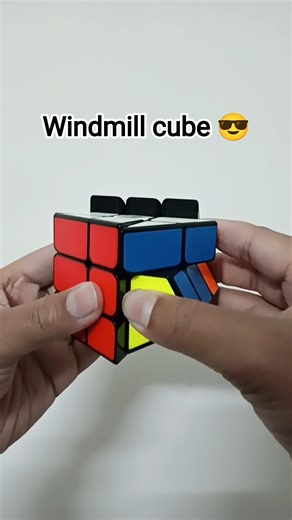 Satisfying cube solve||Solving Windmill cube||😎#shorts#cubing#puzzle