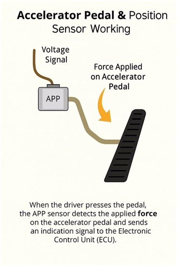 Drive-by-Wire: Accelerator Pedal Sensor Logic ⚡#accpedal #sensor