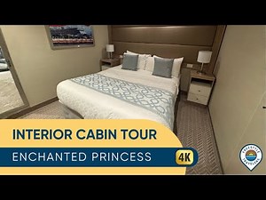 Enchanted Princess Interior Cabin Room Tour - Enchanted Princess Stateroom R517