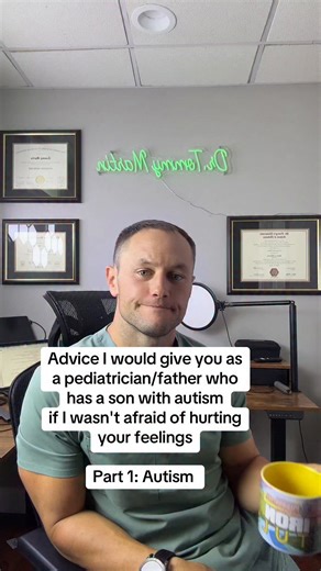 7 pieces of advice I would give you as a pediatrician about autism if I was not afraid of hurting your feelings. 1. Autism isn’t caused by vaccines. Full stop. Believing & supporting myths wastes precious energy and resources we could be using to support our children! 2. Early intervention isn’t optional. Waiting because you “don’t want your child labeled” is stealing time from them to reach their fullest potential. 3. Your child doesn’t need to be “fixed.” They need to be understood, supported,