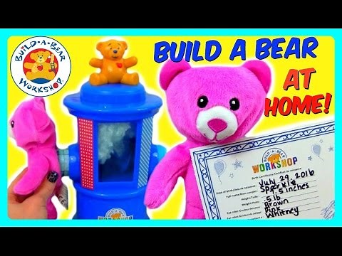 Build A Bear Workshop Stuffing Station! DIY Make Your Own Build A Bear AT HOME! FUN CUTE Teddy Bears