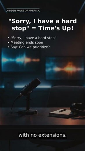 "Sorry, I have a hard stop" = Time's Up! #shorts