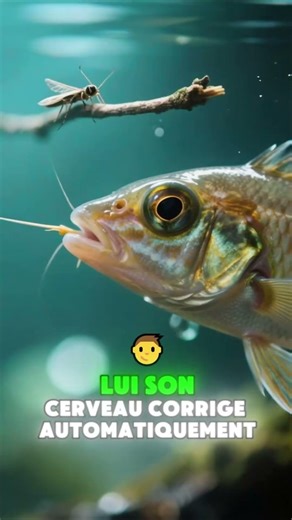 ​Ce poisson TIRE sur ses proies un vrais sniper : #shortvideo #poisson #sniperelite