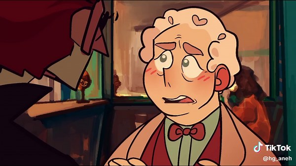 Good Omens Animated Scene featuring Aziraphale and Crowley