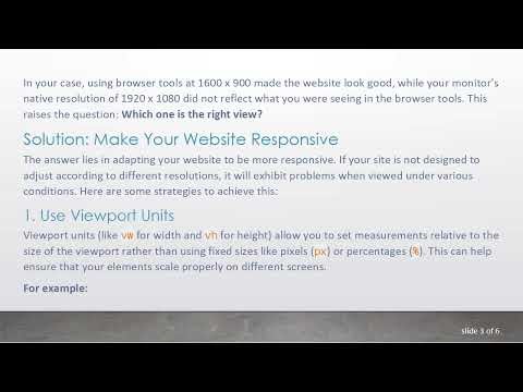 Understanding the Differences Between Browser Resize Tools and Display Resolution