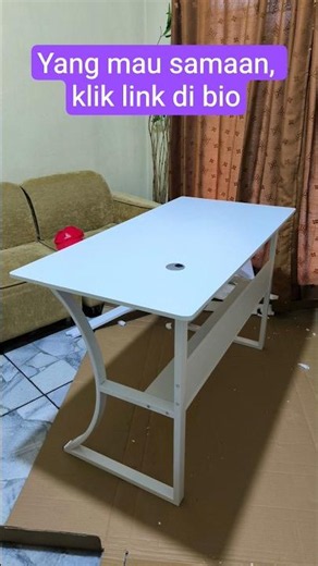 Unboxing meja gaming, meja belajar, meja kerja