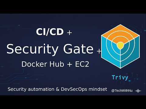 # 🟠 Trivy: CI/CD Security Gate (DevSecOps Project: Build → Scan → Secure → Deploy) 🚀