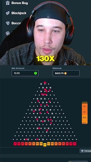 I Hit The 130x Spamming $10 Plinko Balls..