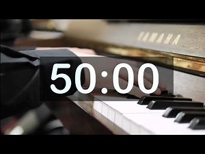 Timer For 50 Minute With Classical, Calming, Relaxing Music! Soft, Gentle, Piano, Countdown Timer