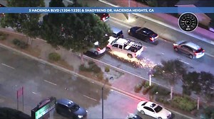 26K views · 508 reactions | HOW IT ENDED: A dangerous multi-county pursuit of a driver who stole several vehicles ended with a crash and standoff at a gas station. Updates: https://bit.ly/3Em8ADP | KTLA 5 News | Facebook