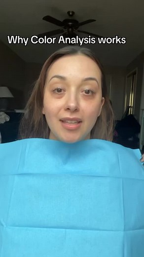 Why color analysis works…more even skin appearance. ✨ #coloranalysis | Hue Harmony Color Analysis