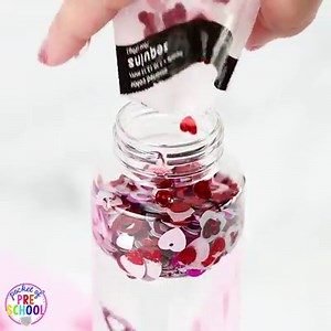 467K views · 1.5K reactions | Gorgeous sensory bottles with a Valentine's theme! https://pocketofpreschool.com/valentines-sensory-bottles/ | Pocket of Preschool | Facebook