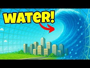 Glass Dome CITY vs TSUNAMI DESTRUCTION! | Minecraft Gameplay