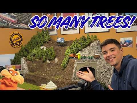 O Gauge Layout Update #10: Lots and Lots of Trees!