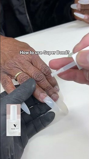 How to use Super Bond 🐍 #nail #nailsalon #nailtech