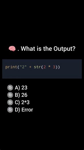 👉Coders Comment Your Correct answer... #programminglanguage #python #coding #coders