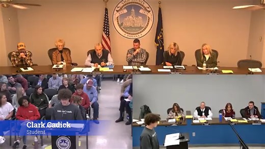 Nearly 15 students spoke at the last two Vigo County Council Meetings. Clark Cadick said, "We the students, don't understand why a community that is so dead-set on fixing its population loss would not jump at the first opportunity to eliminate one of the primary factors in its problem. We the students, understand that the only way to improve the schools with the current situation without raising property taxes by state law is to approve the appointment of an oversight committee. Lastly, we under