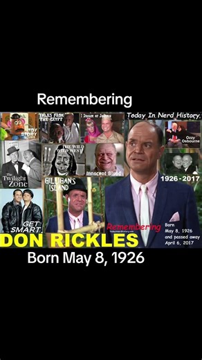 Remembering Don Rickles, born May 8, 1926 and passed away April 6, 2017.