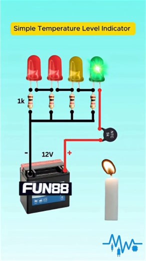 Electrical_44 on Instagram: "Heat Level Indicator Using NTC Thermistor"