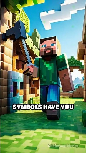 #minecraft #minecraftshorts Decoding Minecraft's Mysterious Artwork Symbols! 🤯🔍