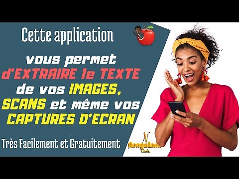 Comment EXTRAIRE LE TEXTE d'une image ou d'un document scanné très facilement.