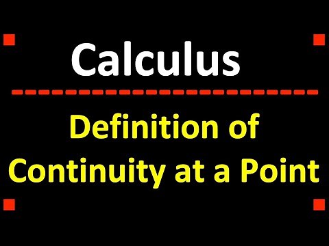 Definition of Continuity at a Point with 3 Counter-Examples