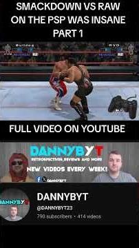 #wwe #smackdown vs #raw on the #psp WAS INSANE PT1 #retrogaming #gaming #playstation #videogames