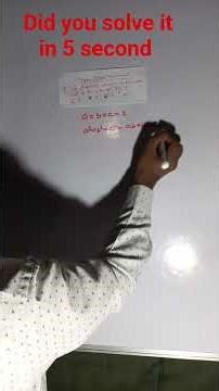 Basic Algebra|Grade 8th,9th 10th Maths| Tricky maths Algebra # USA maths Algebra # Maths Shorts