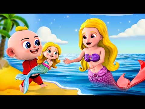 Rescue the Mermaid | Mermaid Princess Song + More Nursery Rhymes & Kids Song | Animal PIB MrCars