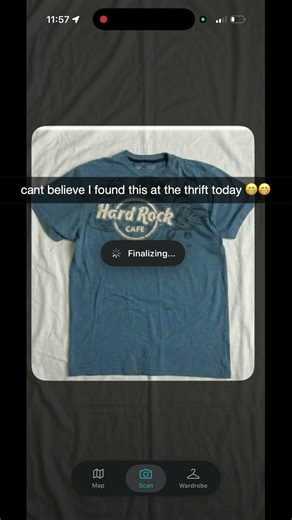 I found a y2k hard rock tee from the thrift 🎸 #shorts