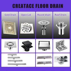 [Hot Item] Linear Shower Drain Showerbase Floor Drain Floor Trap Unclog Shower Drain Shower Trap Linear Drain Clogged Shower Drain