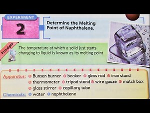 Melting Point of Naphthalene – Class 9 Chemistry Practical 2