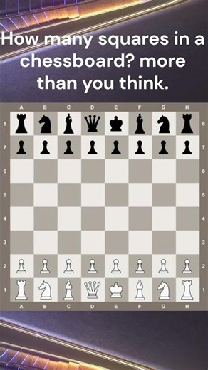 How many squares chessboard? riddle