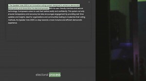participation and streamline the electoral process. With its user-friendly interface and secure tech