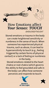 37K views · 230 reactions | Emotions that affect touch: Fear, guilt,...