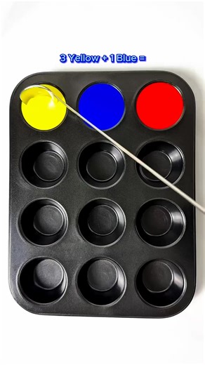 2.5K views · 13 reactions | Create 9 Random Colors from 3 Primary Colors #satisfying #art #color #painting #colormix #mixing #colormixing | Color ASMR | Facebook