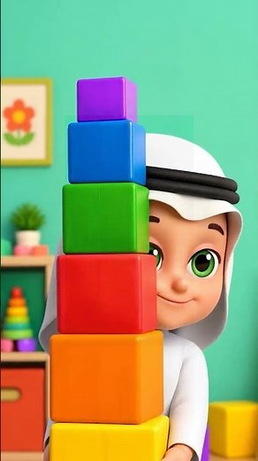 Learn Colors with Baby | Colors Song | Baby Cartoon & Nursery Rhymes #shorts