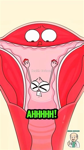 Why You Bleed TWICE a Month #ovulation #pregnancy #animation