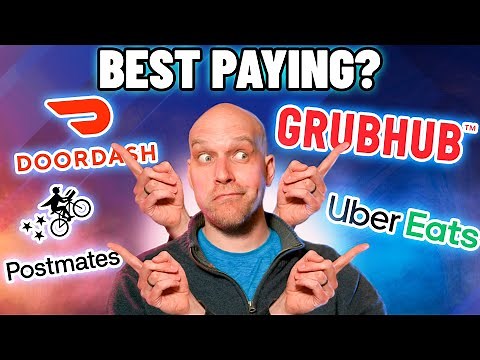 Delivering for Grubhub vs DoorDash vs Uber Eats vs Postmates
